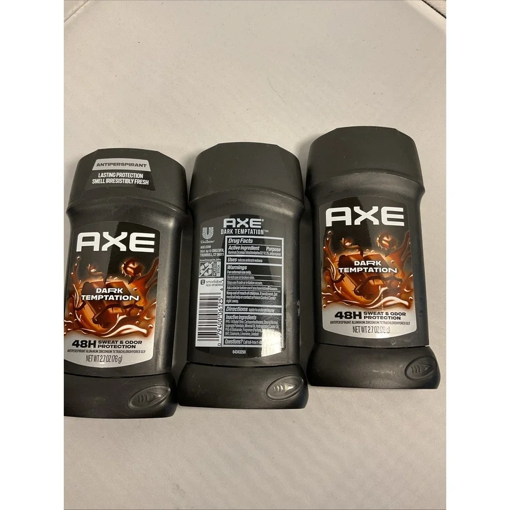 Axe Dark Temptation Men's Antiperspirant Deodorant 2.7 oz Pack of 3